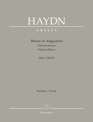 Missa in Angustiis Instrumental Parts Full Score cover
